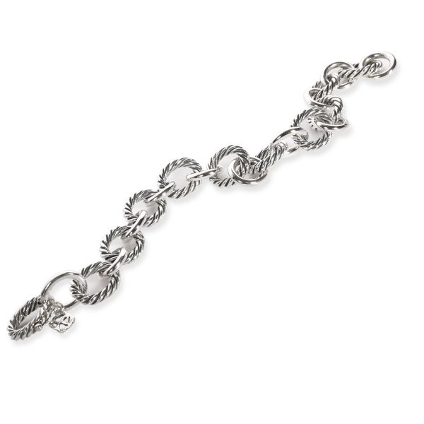 107225 pv 350f36cd 718f 42e7 9e25 ab31b57edc8b David Yurman Large Oval Link Bracelet in Sterling Silver