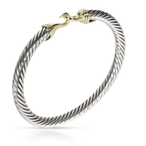 107285 pv 7f4667cb 1ef4 4f7f 81a1 ba4e4d131ff6 David Yurman Cable Hook Bracelet in 14K Yellow Gold Sterling Silver