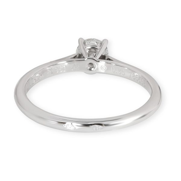 107393 bv Cartier Solitaire 1895 Diamond Engagement Ring in Platinum E VS1 035 CTW