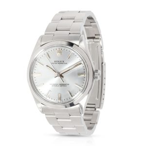 Rolex Oyster Perpetual 1002 Mens Watch in Stainless Steel Louis Vuitton Kohl Suede Whisper GM Bag