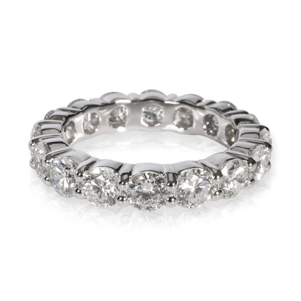 myGemma Round cut Diamond Eternity Band in 14K White Gold 400 CTW