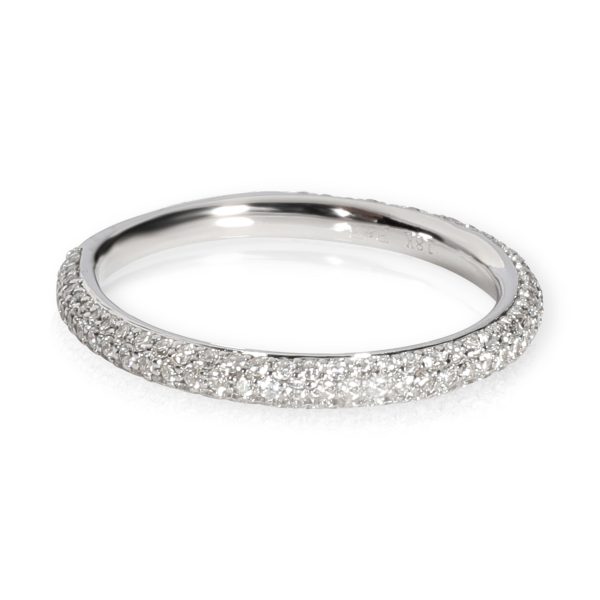 Gemma by WP Diamonds Pave Diamond Wedding Band in 18K White Gold 060 CTW