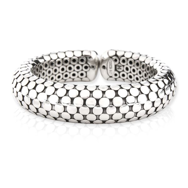 John Hardy Dot Flex Cuff in Sterling Silver John Hardy Dot Flex Cuff in Sterling Silver