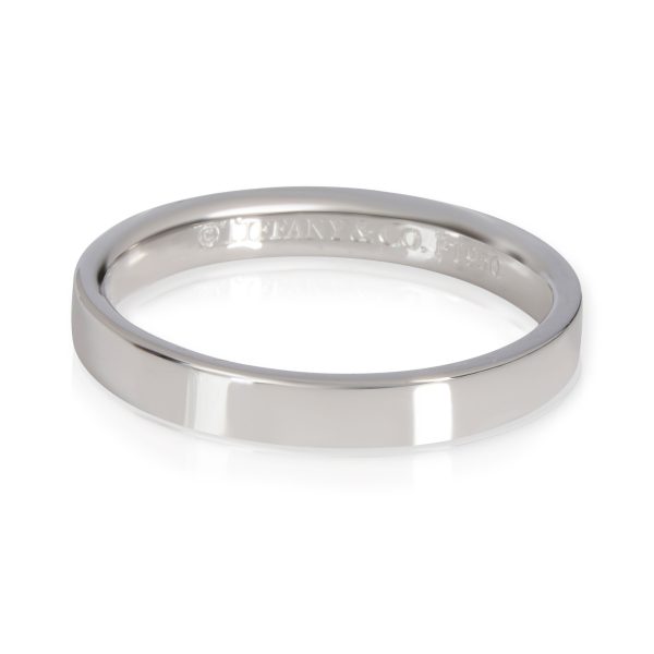 Tiffany Co Flat Wedding Band in Platinum 3mm Tiffany Co Flat Wedding Band in Platinum 3mm