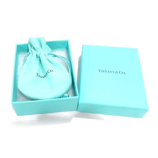 107788 box a6fda443 0eed 4e37 8125 4dde82d46bdb Tiffany Co Mini Heart Blue Enamel Earrings in Sterling Silver