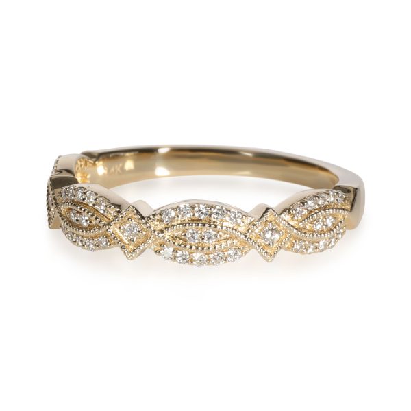 Gemma by WP Diamonds Shane Co Diamond Wedding Band in 14K Yellow Gold 02 CTW