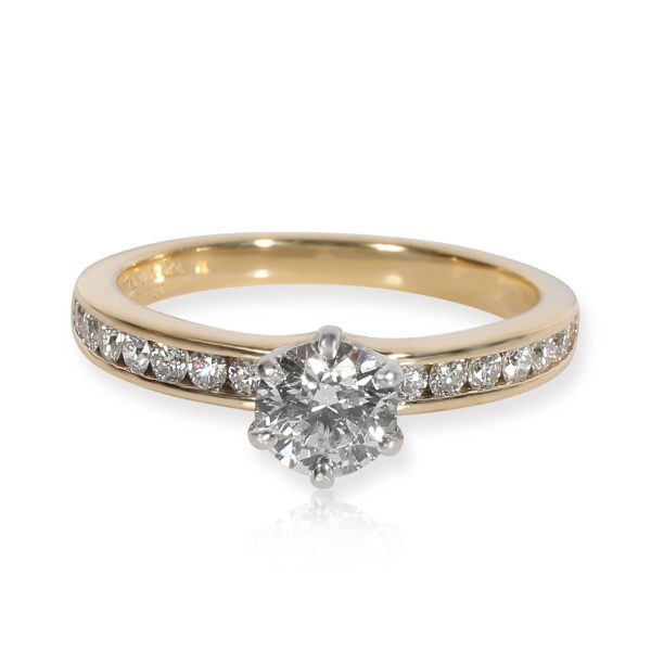 Tiffany Co Tiffany Co Channel Diamond Engagement Ring in 18K Gold Platinum E VVS1072ctw