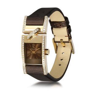 Chaumet Lien de Chaumet Lien de Chaumet Womens Watch in 18kt Yellow Gold Ferragamo Gancini Bifold Wallet Charcoal