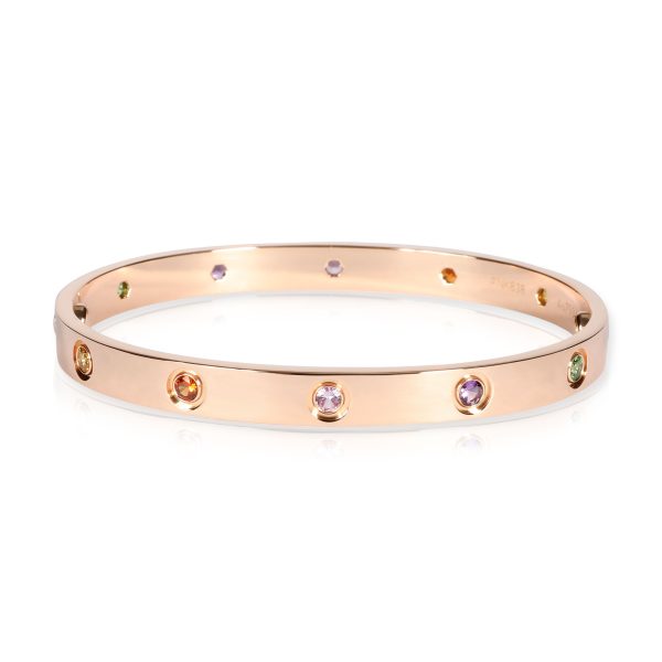 107951 bv 8bf7f095 9d88 48d9 9654 6dc5347e975b Cartier Love Bracelet with Sapphires in 18K Rose Gold