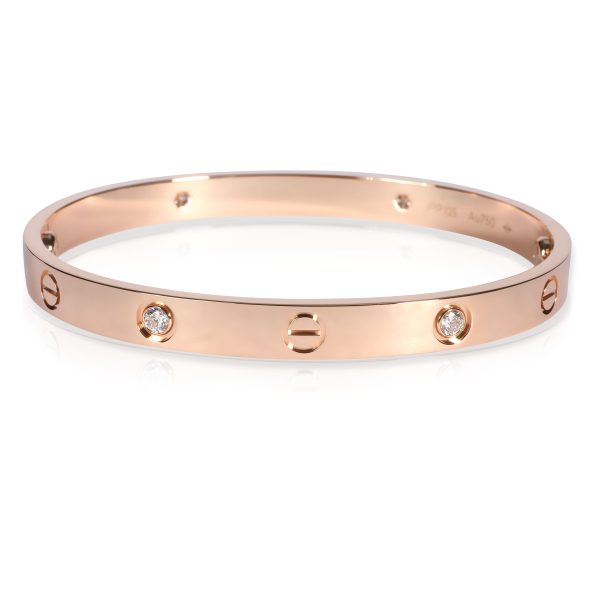 107952 bv Cartier Love Diamond Bracelet in 18K Rose Gold