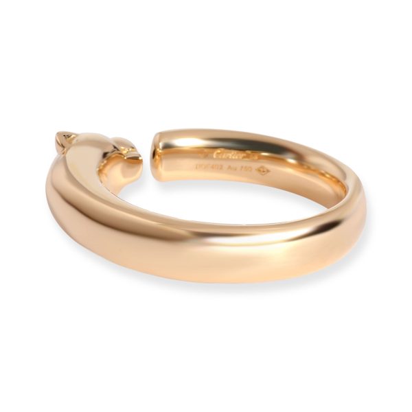 Yellow Gold Band Cartier Panthere Band in 18K Yellow Gold