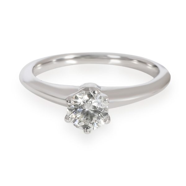 Rings Tiffany Co Diamond Solitaire Ring in Platinum H VS1 038 CTW