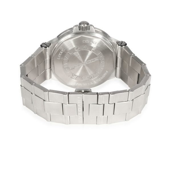 108060 bv Bulgari Diagono DG 40 S Mens Watch in Stainless Steel