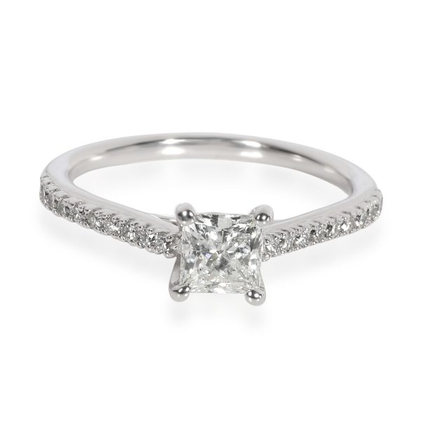 Ritani Ritani Diamond Engagement Ring in Palladium GIA Certified H SI1 094 CTW