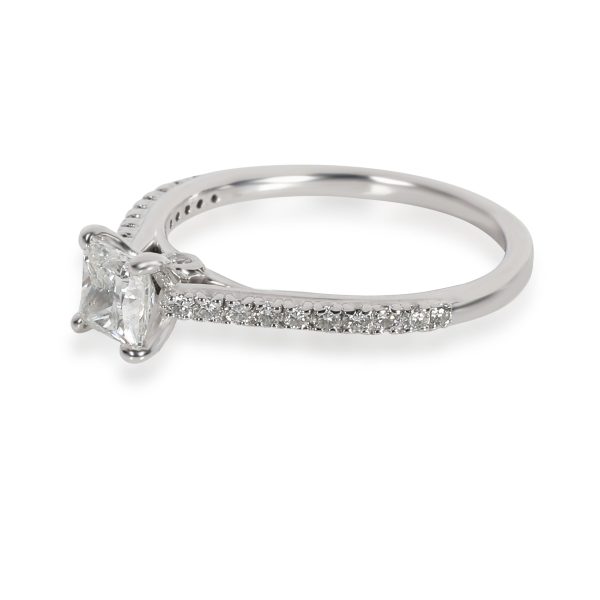 Engagement Ring Palladium Ritani Diamond Engagement Ring in Palladium GIA Certified H SI1 094 CTW