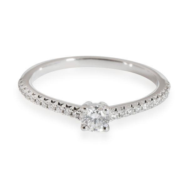 Tiffany Co Novo Diamond Diamond Engagement Ring in Platinum 024 CTW Tiffany Co Novo Diamond Diamond Engagement Ring in Platinum 024 CTW