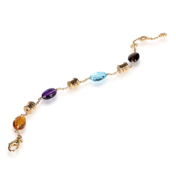 108128 pv b2f27971 b8dc 4702 8d23 f8d0691ed684 Bulgari B Zero 1 Multi Colored Gemstone Bracelet in 18K Yellow Gold