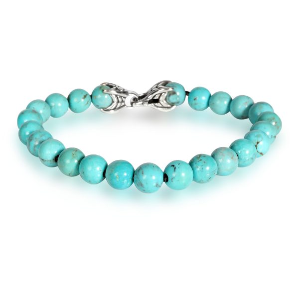 108199 bv 74662c9f 8e23 4d94 8c48 9a7eaea7699f David Yurman Turquoise Spiritual Beads Bracelet in Sterling Silver