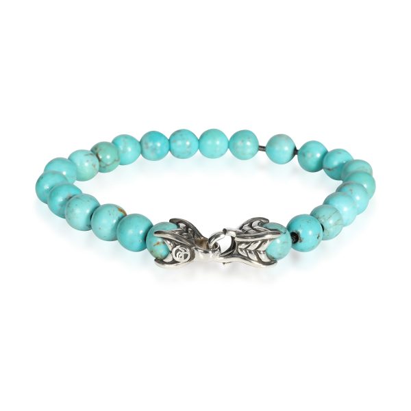 David Yurman Turquoise Spiritual Beads Bracelet in Sterling Silver David Yurman Turquoise Spiritual Beads Bracelet in Sterling Silver