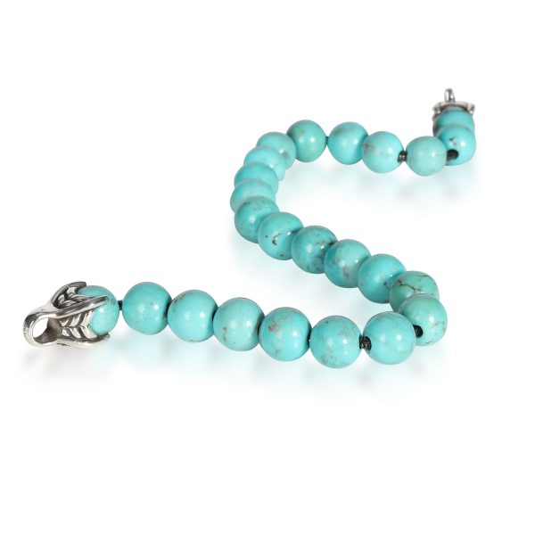 108199 pv afd59eac 2465 4e3c bd6d be845c00e969 David Yurman Turquoise Spiritual Beads Bracelet in Sterling Silver