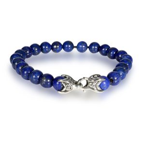 David Yurman Lapis Lazuli Spiritual Beads Bracelet in Sterling Silver Cart