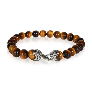 David Yurman Tiger Eye Spiritual Beads Bracelet in Sterling Silver Fendi Celeria Peekaboo Mini 2WAY Bag