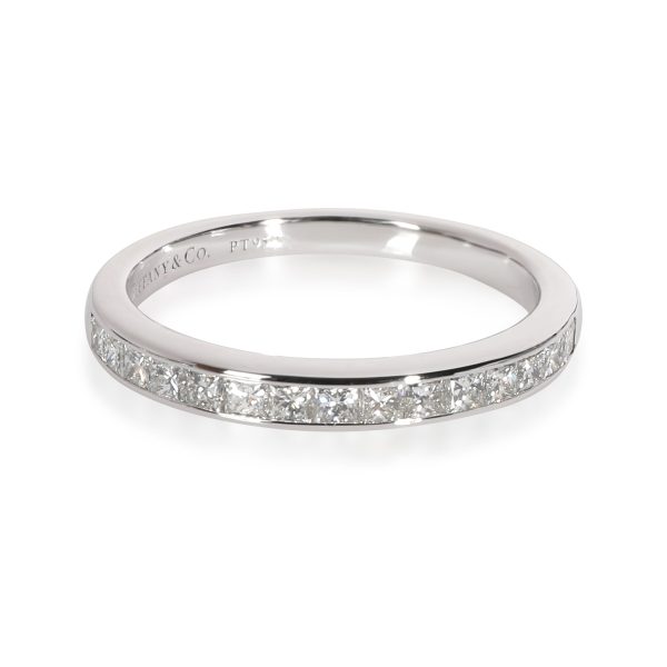 Tiffany Co Tiffany Co Channel Set Princess Diamond Wedding Band in Platinum 05 CTW