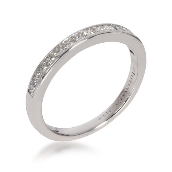 Tiffany Co Channel Set Princess Diamond Wedding Band in Platinum 05 CTW Tiffany Co Channel Set Princess Diamond Wedding Band in Platinum 05 CTW