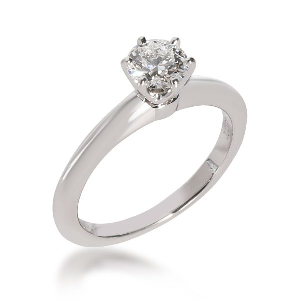 108249 pv Tiffany Co Solitaire Diamond Engagement Ring in Platinum E VVS2 043 CTW