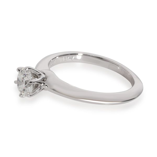 108249 sv Tiffany Co Solitaire Diamond Engagement Ring in Platinum E VVS2 043 CTW