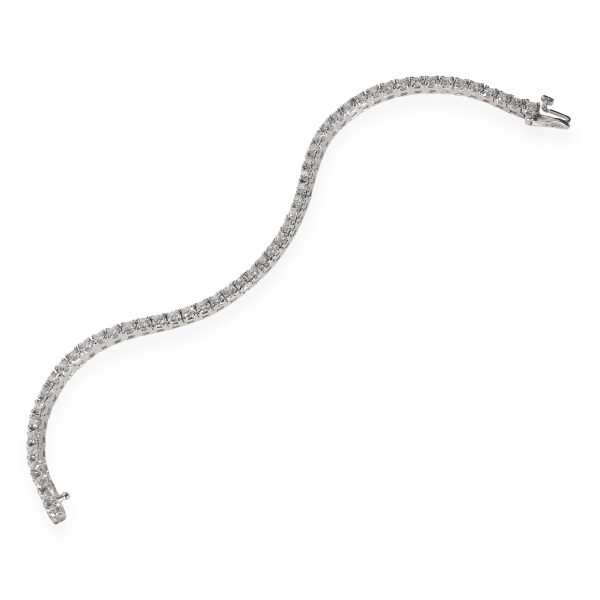 108326 pv Four Prong Diamond Tennis Bracelet in 14K White Gold 360 CTW