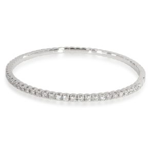 Diamond Eternity Flex Bracelet in 14K White Gold 300 CTW CHANEL CC Mark Caviar Skin Round Zipper Wallet Black