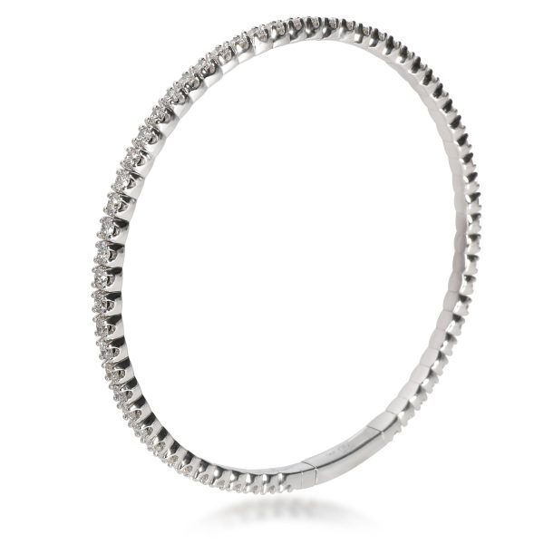 108349 pv Diamond Eternity Flex Bracelet in 14K White Gold 300 CTW