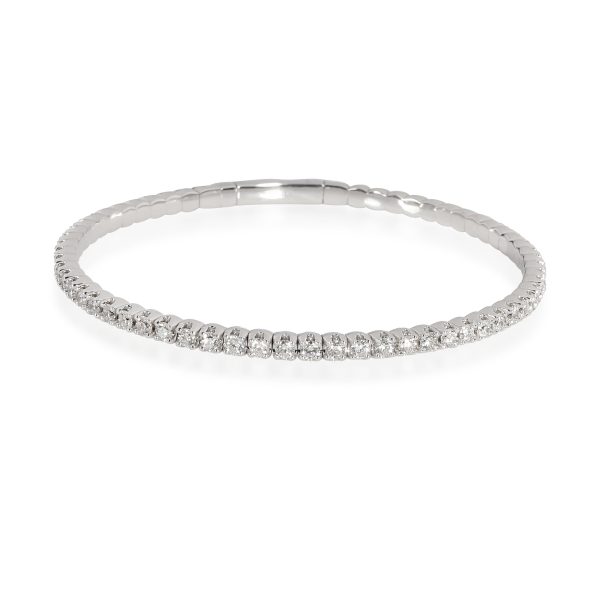 108349 sv Diamond Eternity Flex Bracelet in 14K White Gold 300 CTW