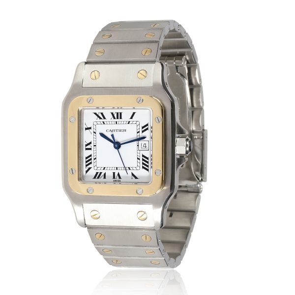 Cartier Santos 29612 Unisex Watch in 18kt Stainless SteelYellow Gold Cartier Santos 29612 Unisex Watch in 18kt Stainless SteelYellow Gold