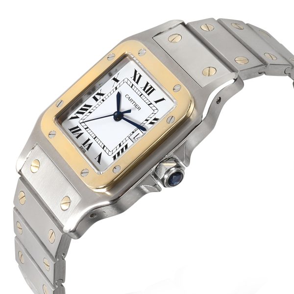 108421 lv Cartier Santos 29612 Unisex Watch in 18kt Stainless SteelYellow Gold