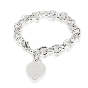 Return to Tiffany Heart Tag Bracelet in Sterling Silver Louis Vuitton Monogram Vendome BB Coated Canvas Calf Marron Creme