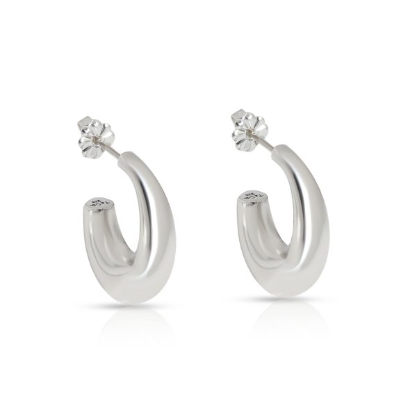 Tiffany Co Hoop Earrings in Sterling Silver Tiffany Co Hoop Earrings in Sterling Silver