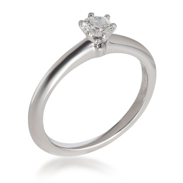 Tiffany Co Tiffany Co Diamond Solitaire Engagement Ring in Platinum E VS2 022 CTW