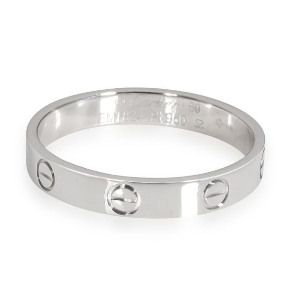 Rings Cartier Love Wedding Band in Platinum