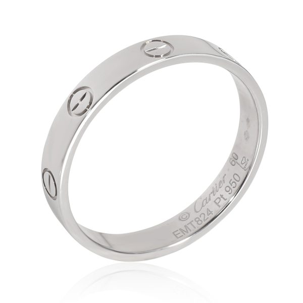 Platinum Wedding Band Cartier Love Wedding Band in Platinum