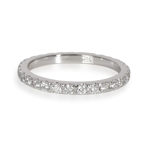 Gemma by WP Diamonds Round Cut Diamond Eternity Band in 18K White Gold 045 CTW