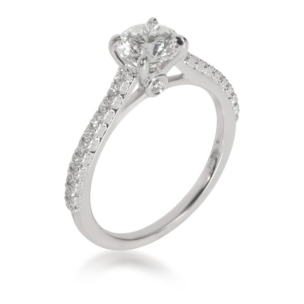 Rings Ritani Diamond Engagement Ring in 14K White Gold AGS Certified F VS1 1 CTW