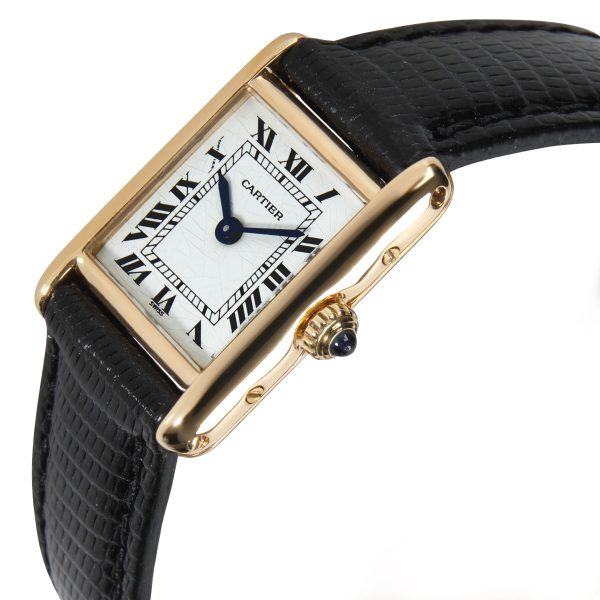 108750 rv Cartier Tank Tank Womens Watch in 18kt Yellow Gold