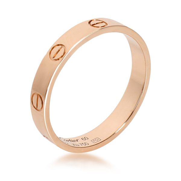 108765 av 65675636 c8ee 49e6 a41b 4641c6f33629 Cartier Love Wedding Band in 18K Pink Gold