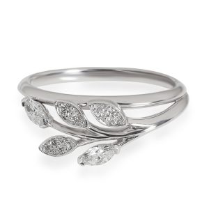 Tiffany Victoria Diamond Vine Ring in Platinum 024 CTW Cart