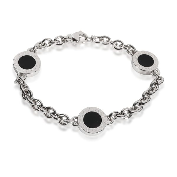 Bulgari Bvlgari Elements Onyx Bracelet in 18K White Gold Bulgari Bvlgari Elements Onyx Bracelet in 18K White Gold