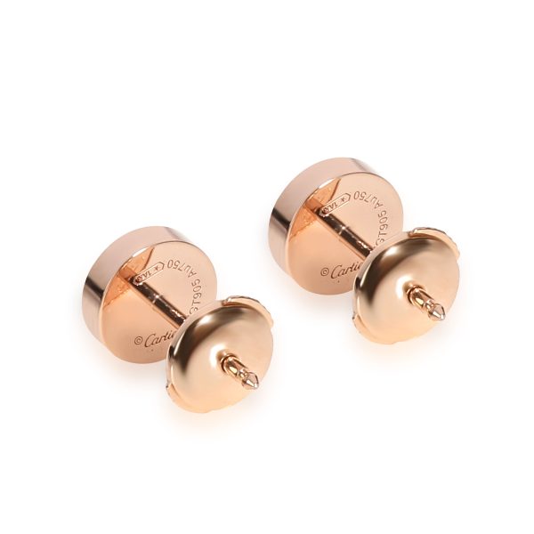 108836 bv Cartier Love Stud Earring in 18K Rose Gold