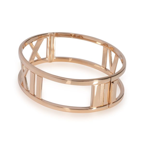 108842 bv Tiffany Co Wide Atlas Bangle in 18K Rose Gold