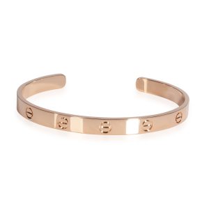 Cartier Love Cuff Bangle in 18K Rose Gold Louis Vuitton Pallas Monogram Handbag